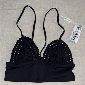 Frankie's Bikinis Ayla Black Bikini Top